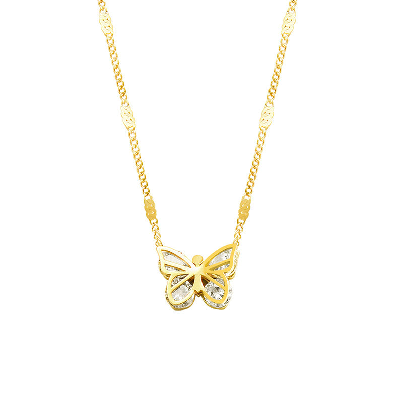 Caged Butterly Necklace